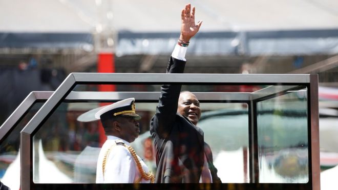 Kenyatta Sworn-in for Second term, Raila Odinga Kicks