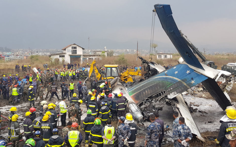 US-Bangla Airline crashes at Kathmandu, kills at least 40