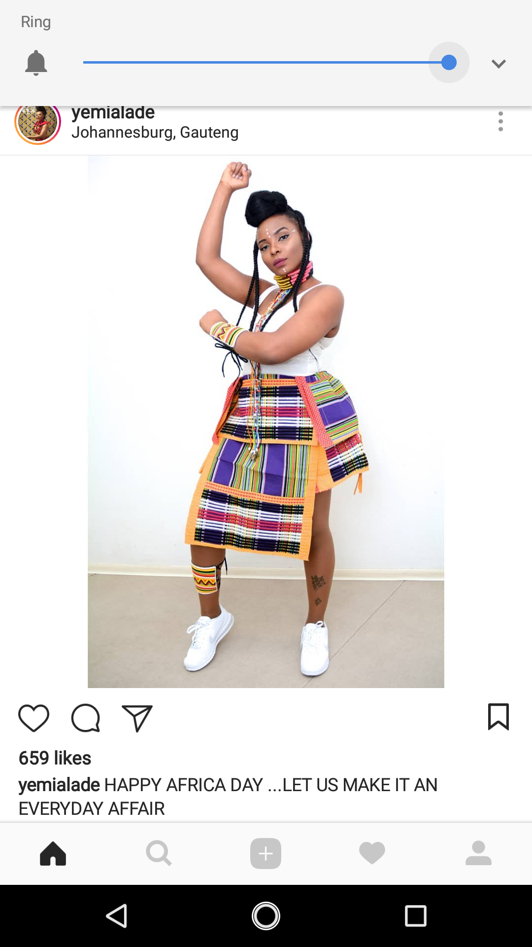 This is how Yemi Alade celebrated  African Day