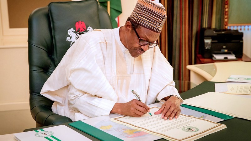 Buhari sings five bills into laws