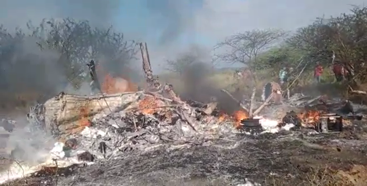 Kenya’s Military Helicopter crashes, 23 Soldiers feared dead