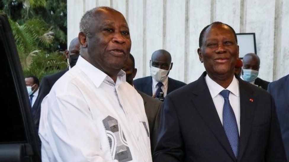 Ivory Coast: Gbagbo, Ouattara in historic meeting