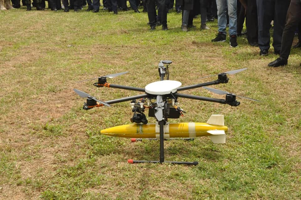 New Nigerian made drone can hold a rifle, says Military Chiefs